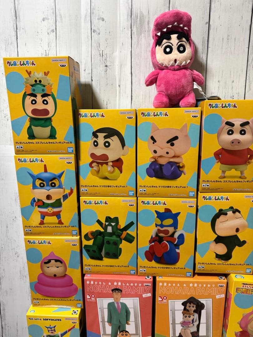 クレヨンしんちゃん フィギュア&おまけセット　33点