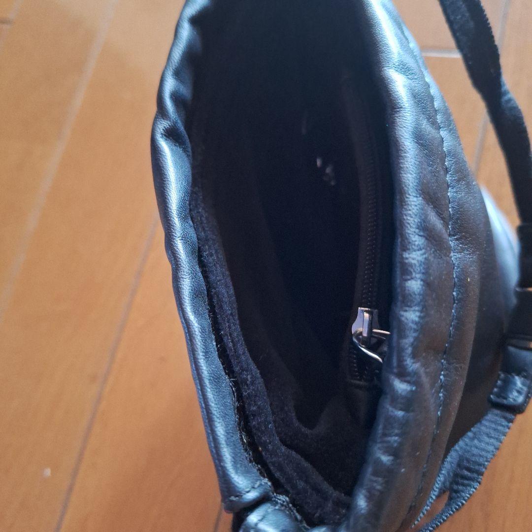 【未使用】TUMI 黒 レザー ゴルフボールアクセサリーポーチ