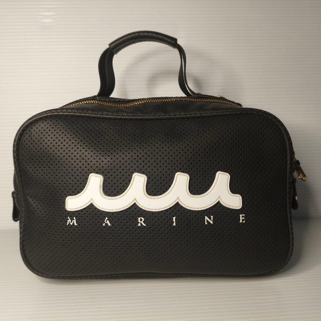 美品✨muta marine ゴルフ カートバッグ ハンドバッグ ブラック
