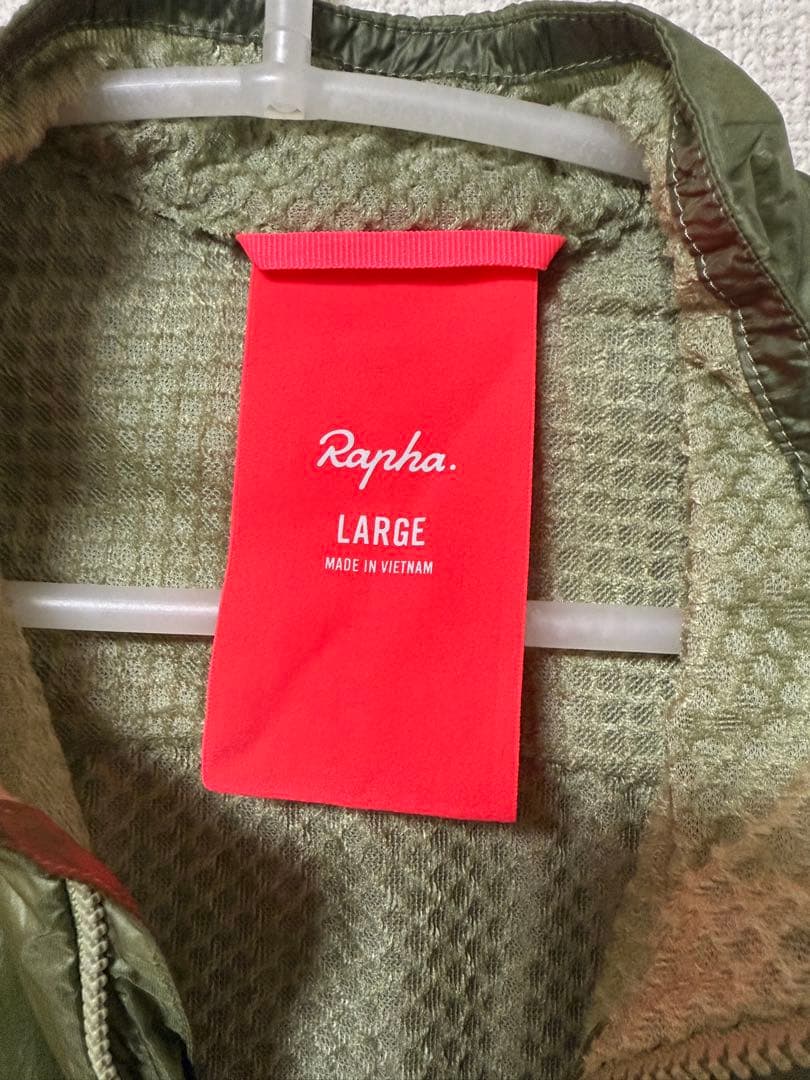 Rapha メンズ ブルベ インサレーティッド ジレ ベスト オリーブ　Lサイズ
