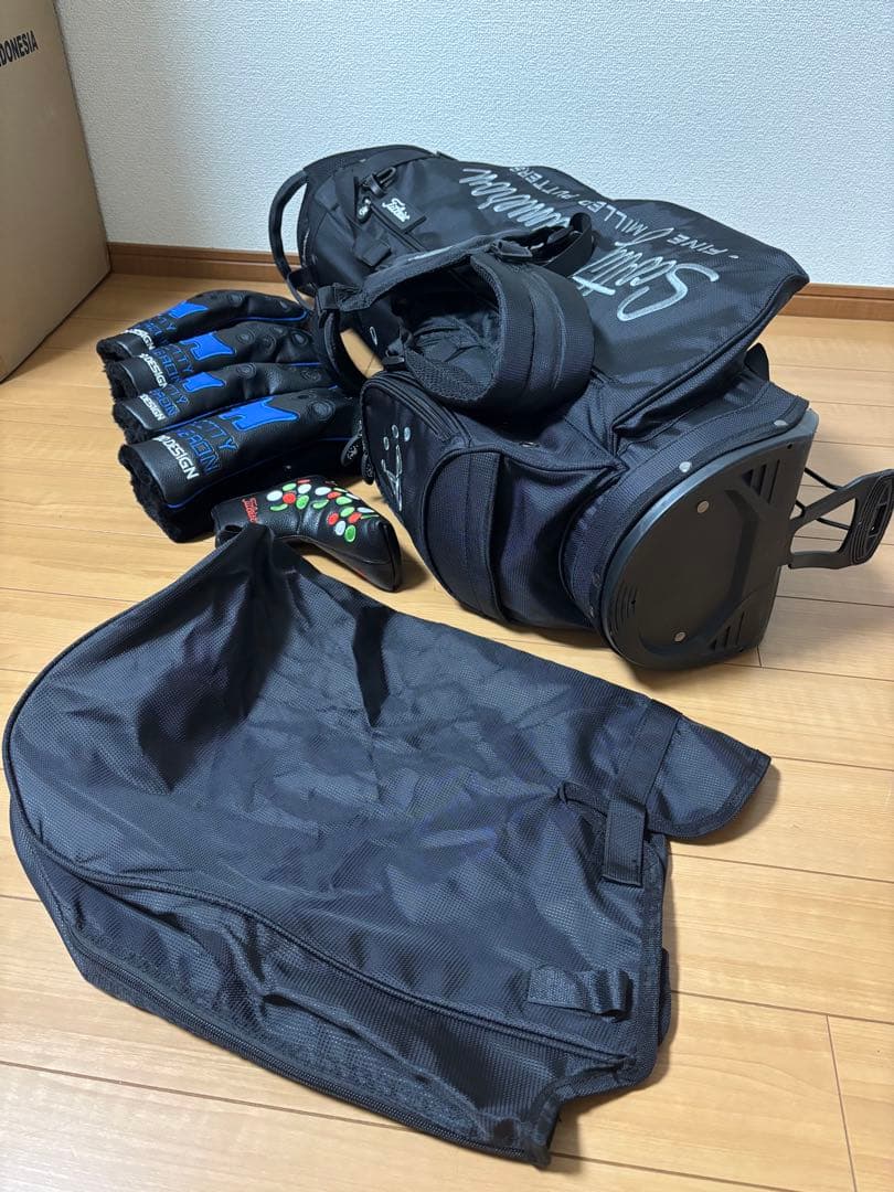スコッティキャメロン キャディバック UT.PTヘッドカバー フード付き 美品