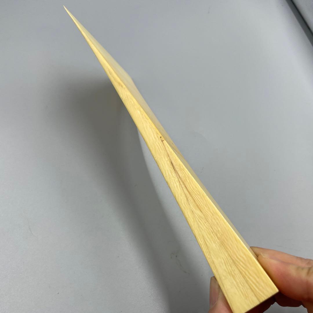 239ヴィンテージ 天然素材　三味線バチ　重さ約118g
