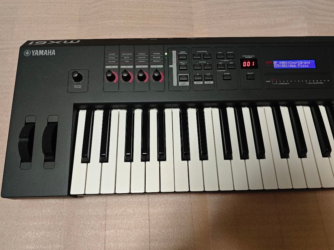 【輝幸 藤岡様】 MX61 シンセサイザー 61鍵 汎用ケース フットスイッチ