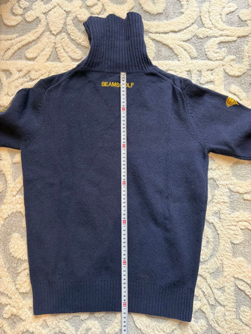 BEAMS GOLF タートルネックニットセーター　サイズM