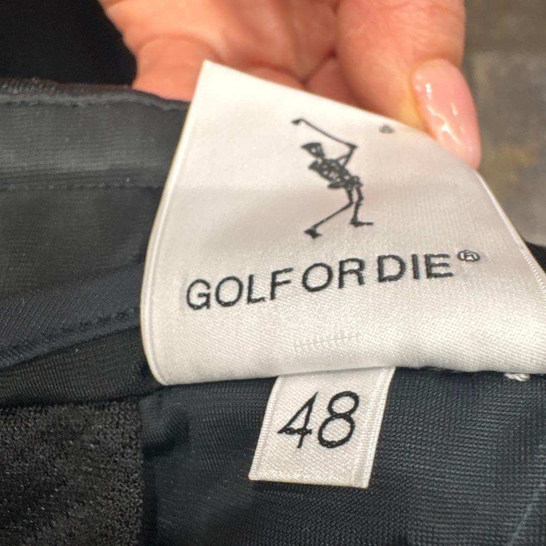 マークアンドロナGolf or die ロゴ入りカジュアルパンツメンズ