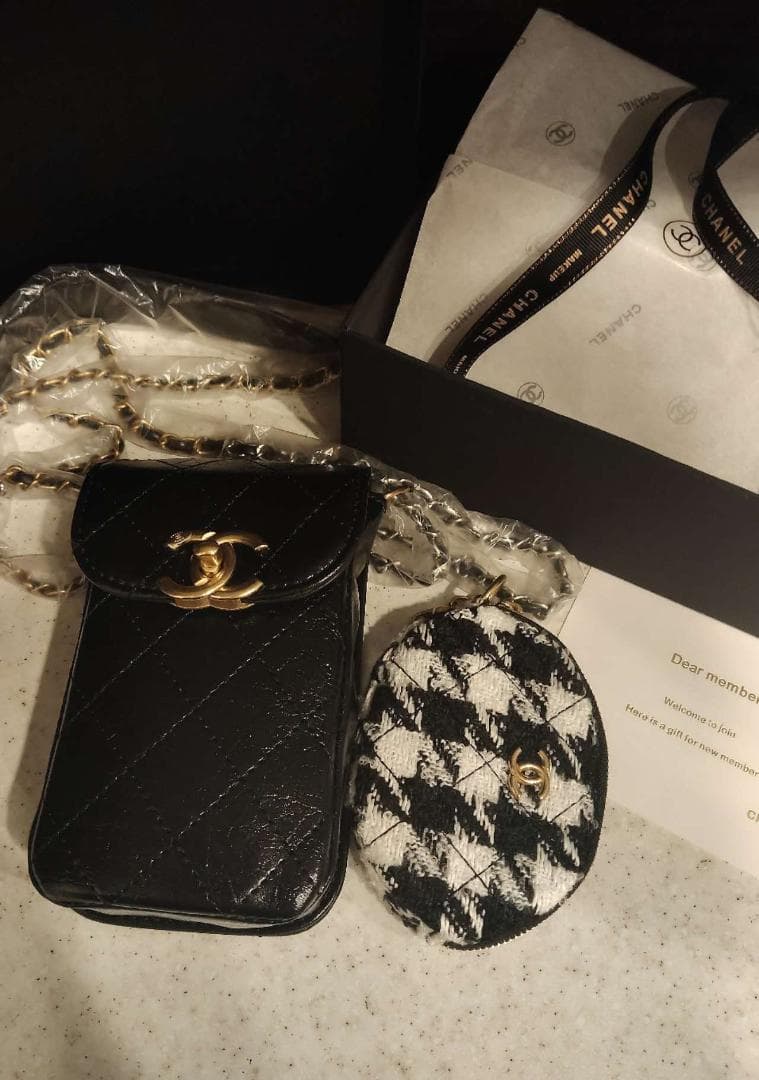 CHANEL シャネル 2点セット ショルダーバッグ ポーチ ストラップ 未使用