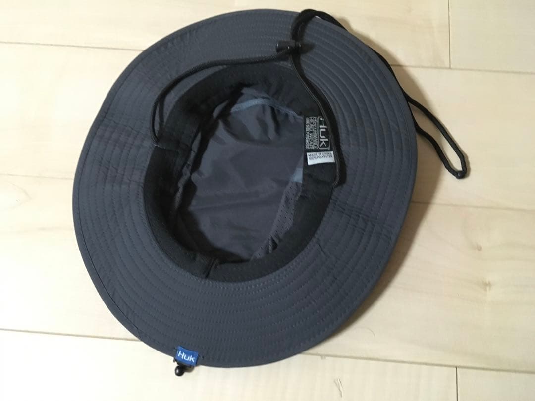 Huk Fishingフィッシングシャツ グレー ハット 美品