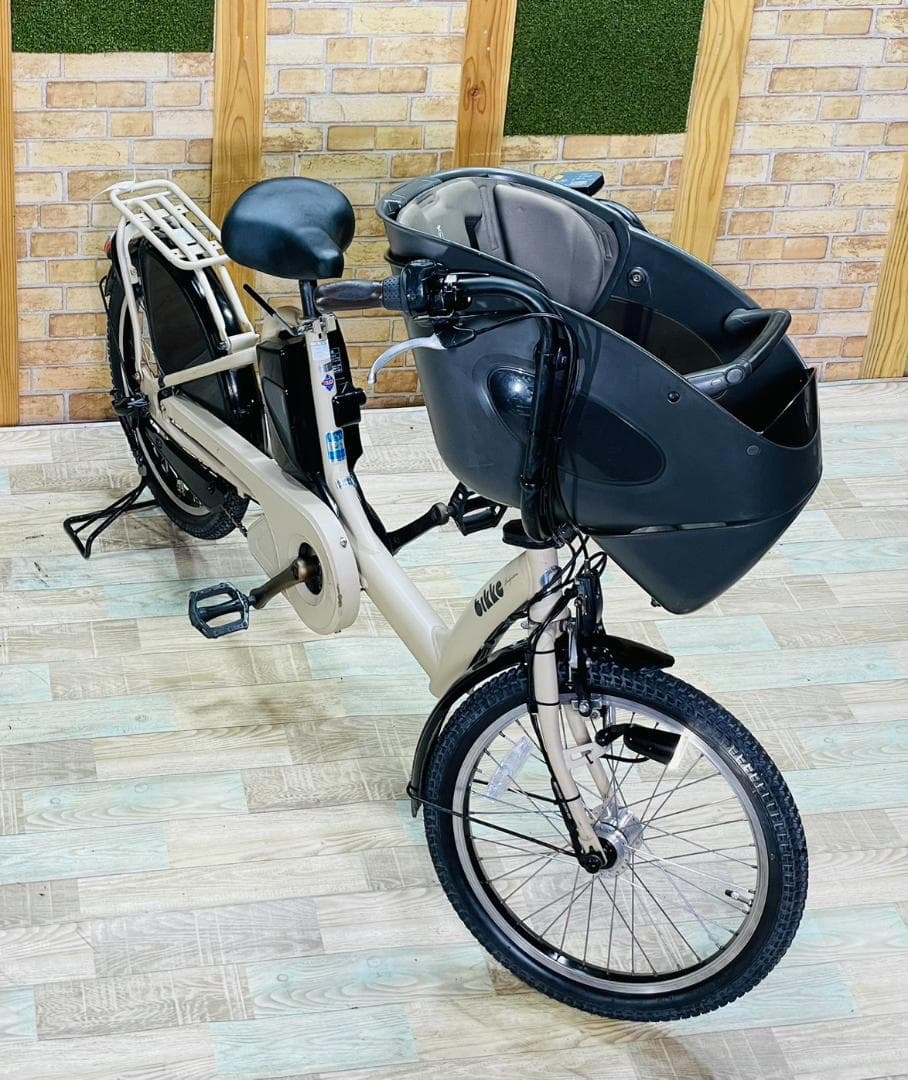 値上直前 大容量ビッケ ブリヂストン 子供乗せ電動アシスト自転車 H3747