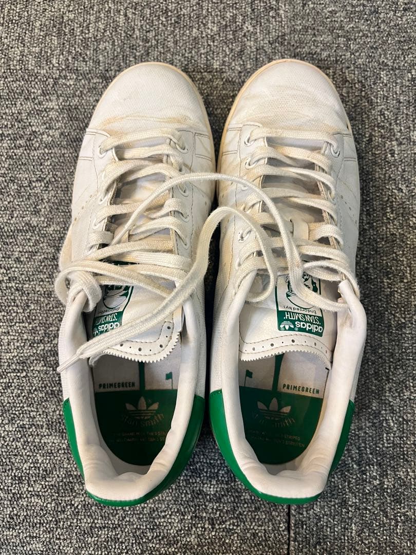 adidas Stan Smith ホワイト/グリーン　ゴルフシューズ