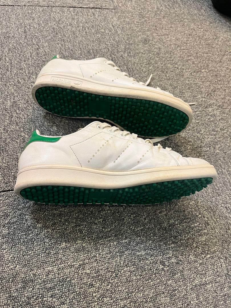 adidas Stan Smith ホワイト/グリーン　ゴルフシューズ
