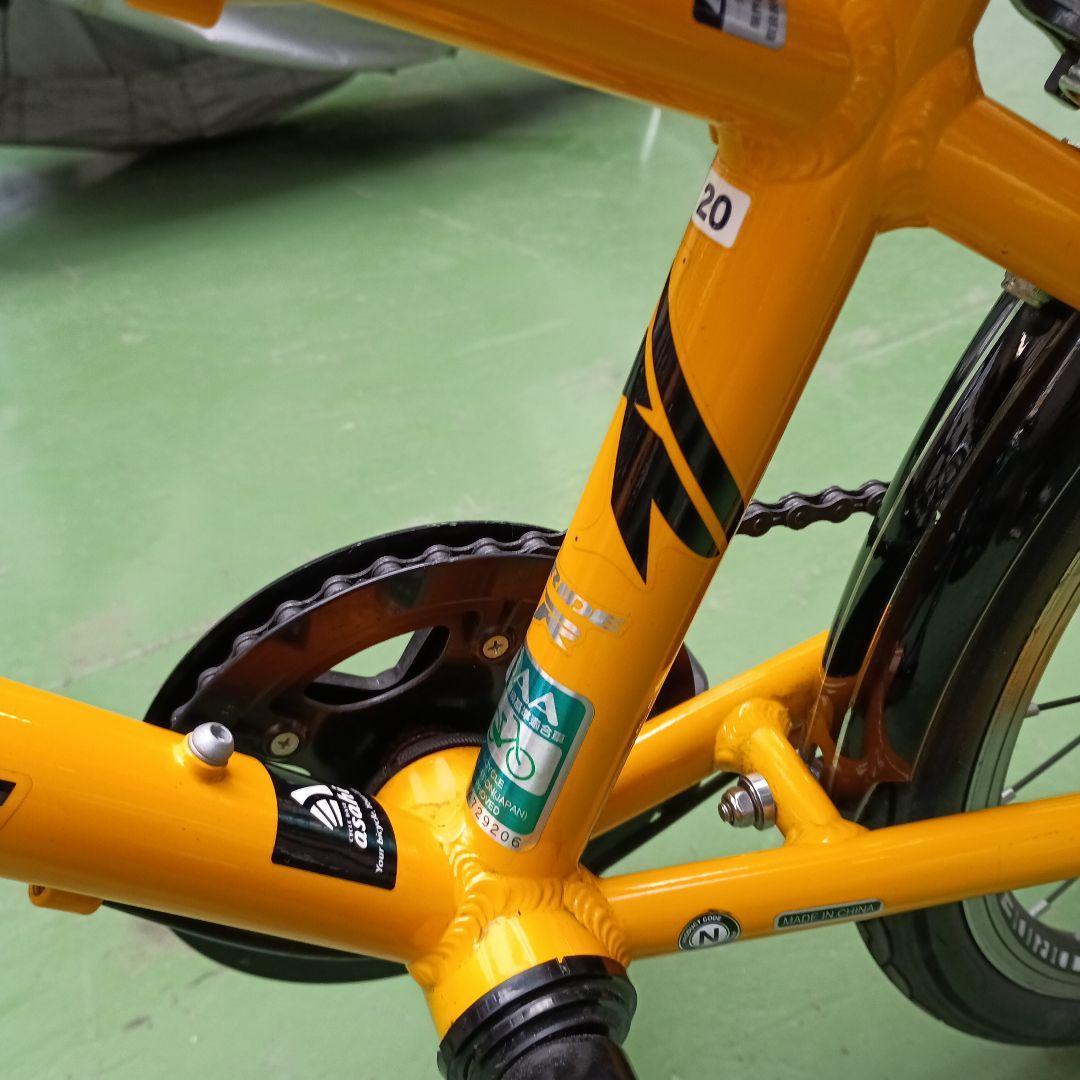 DRIDE 20インチ 子供用自転車 黄色