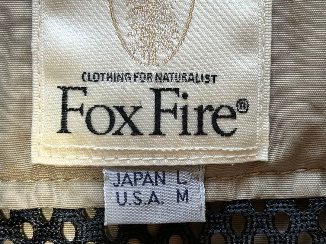 Fox Fire フライベスト USAサイズM、日本サイズL
