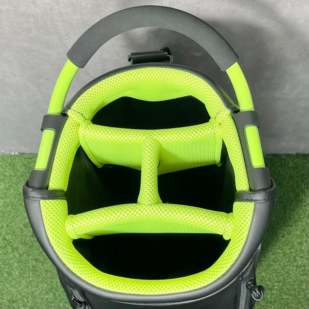 【新品】アディダス adidas キャディバッグ ゴルフバッグ 高年式 ブラック