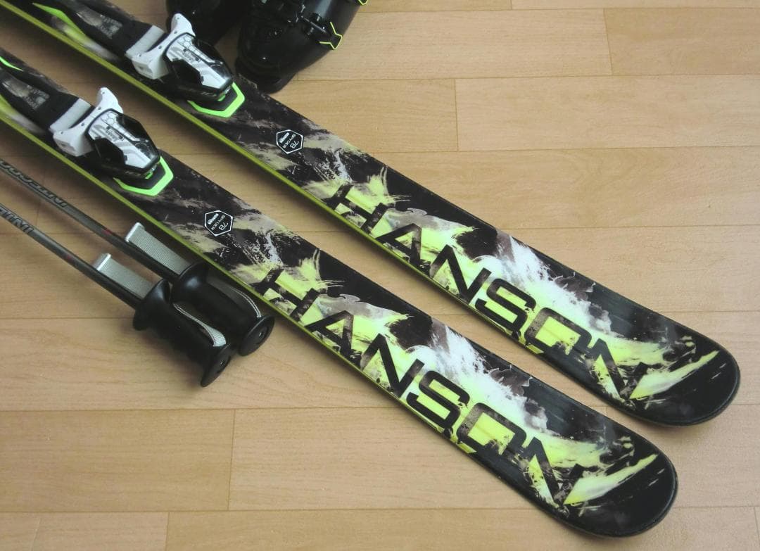 ■■送料無料■HANSON■メンズスキーセット■板163靴26.5■メンテ付■■