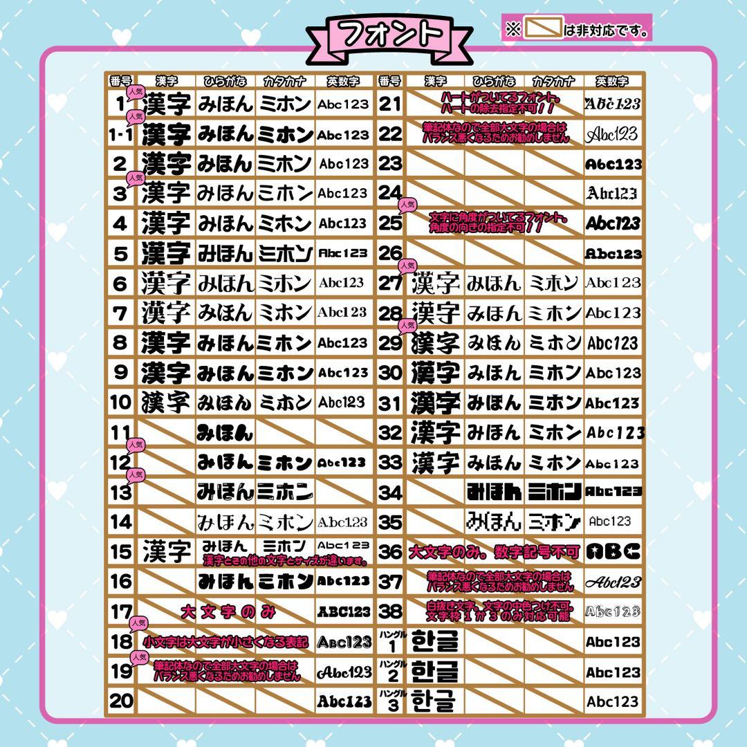 《一律料金》 キンブレシート オーダーページ 可愛くて安い♪ 装飾付け放題
