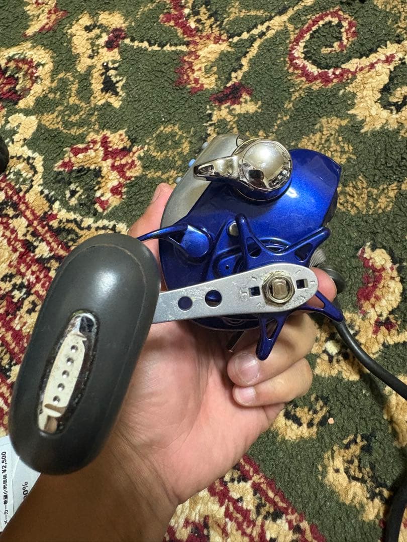 電動リール 3台セット+ コード　＋ライン シマノC2000おまけ