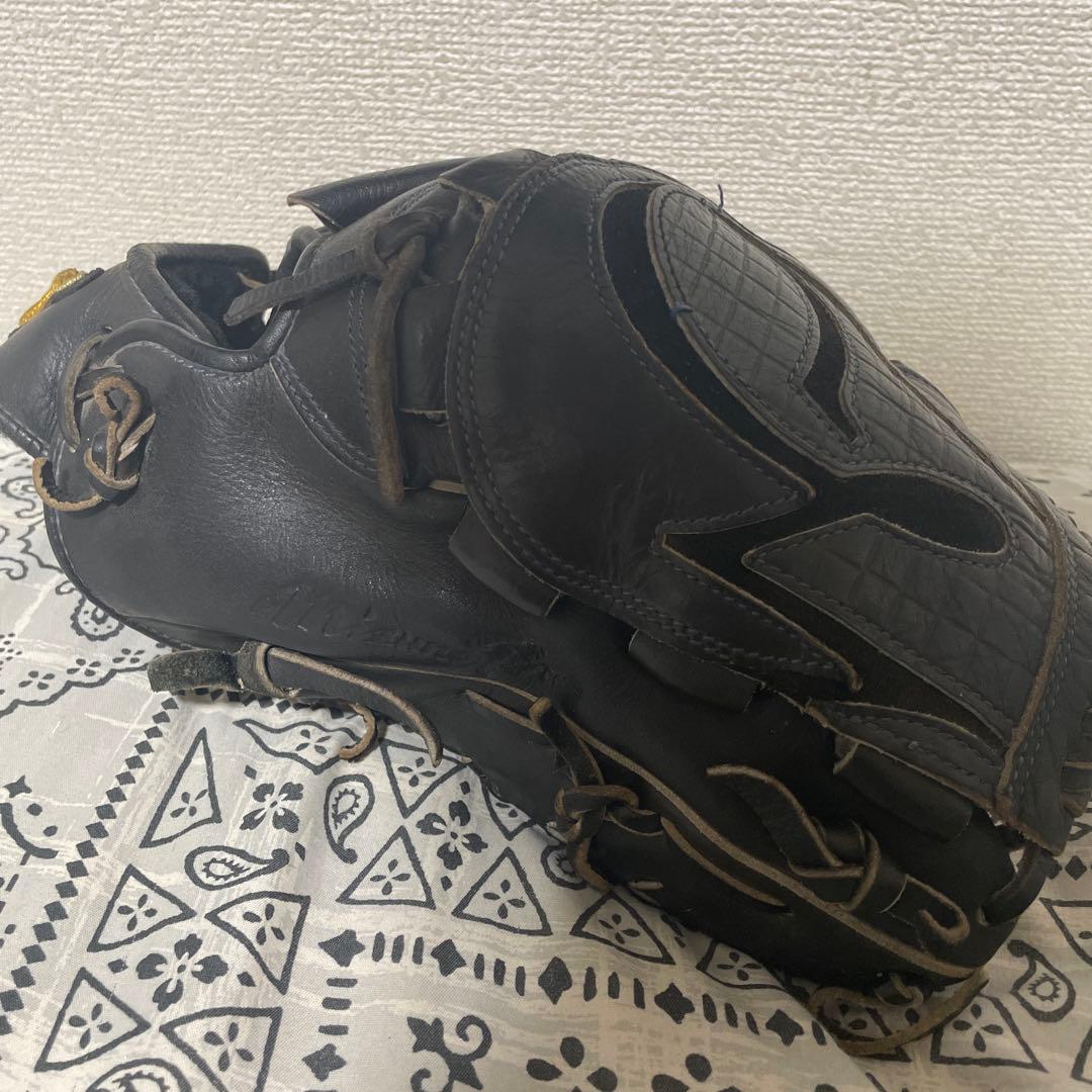 ミズノプロ投手用硬式グローブ 黒