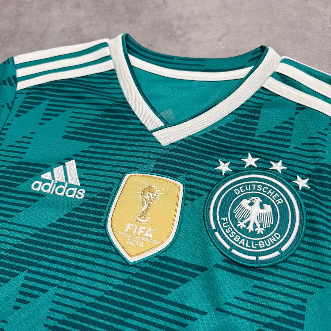 2014年 adidas ドイツ代表ユニフォーム ゲームシャツ キッズL