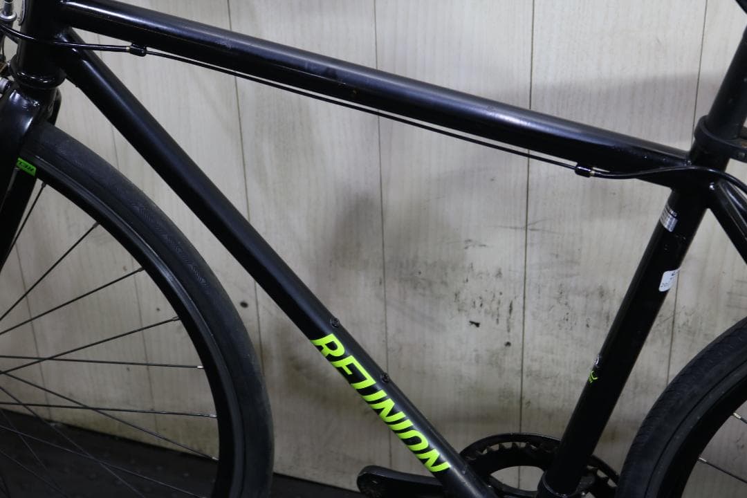 あさひ製レユニオン LILU 700C クロモリ 8速 460mm クロス　黒