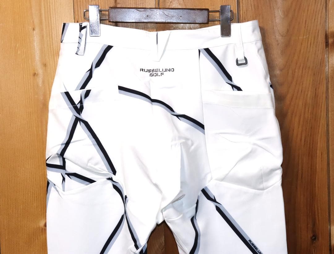 新品 ラッセルノ ゴルフ コンバットポケット ロングパンツ 有刺鉄線 5/L Ⓗ