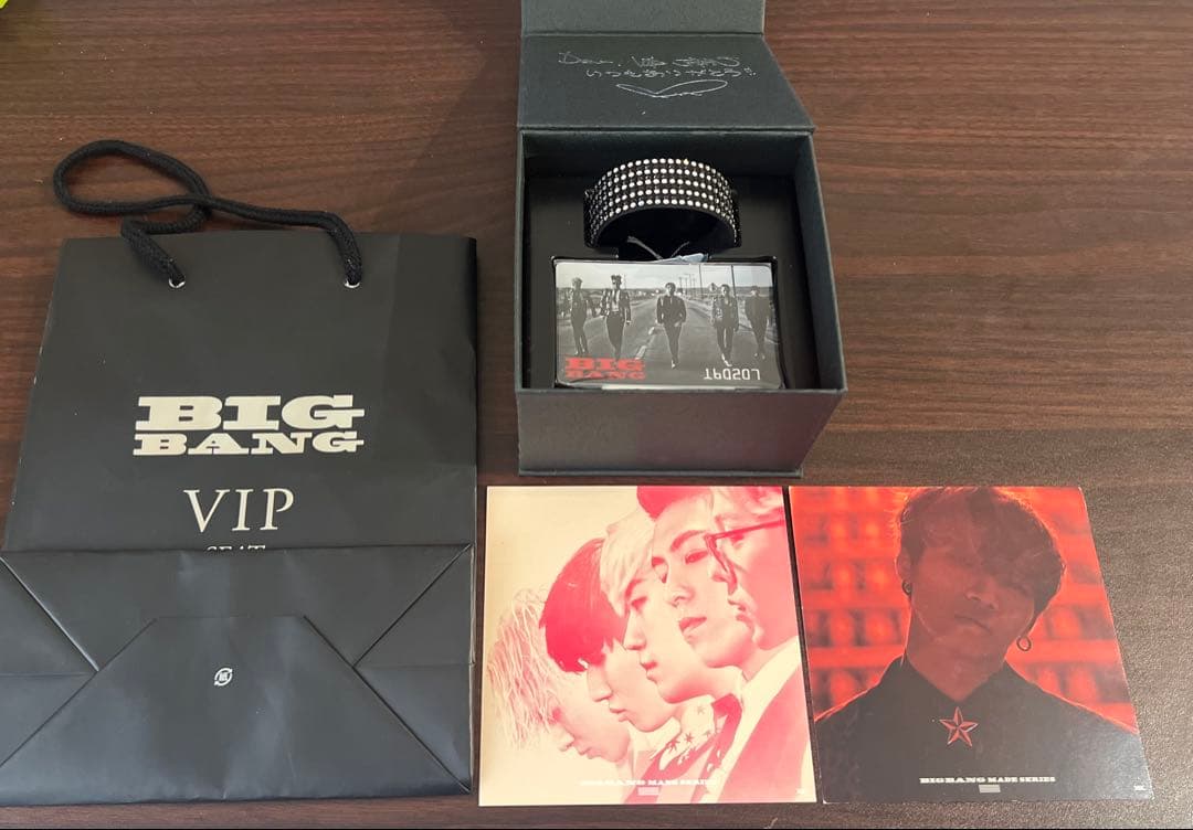BIGBANG VIP シート限定特典 ブレスレット カード