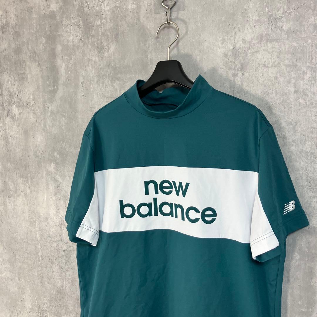 新品 NEW BALANCE GOLF スパン天竺モックネック半袖シャツ 6