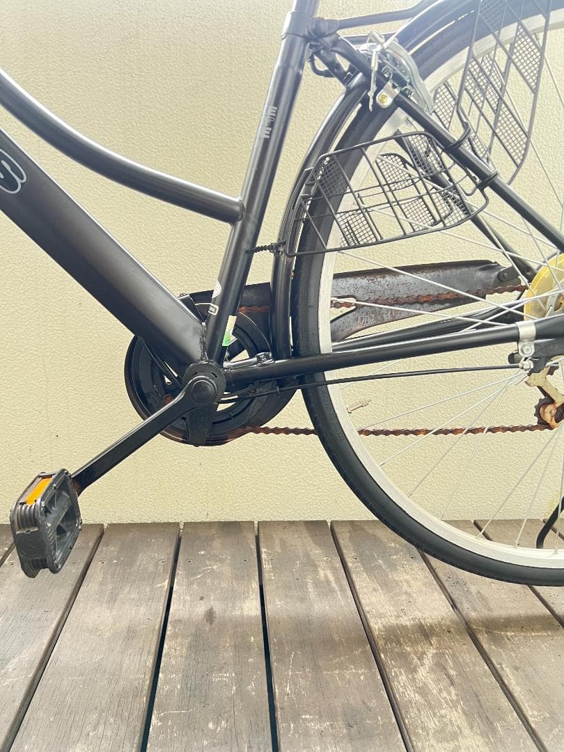 マグナスMAGNUS ２７インチ シティサイクル 黒(マットブラック)　引取専用