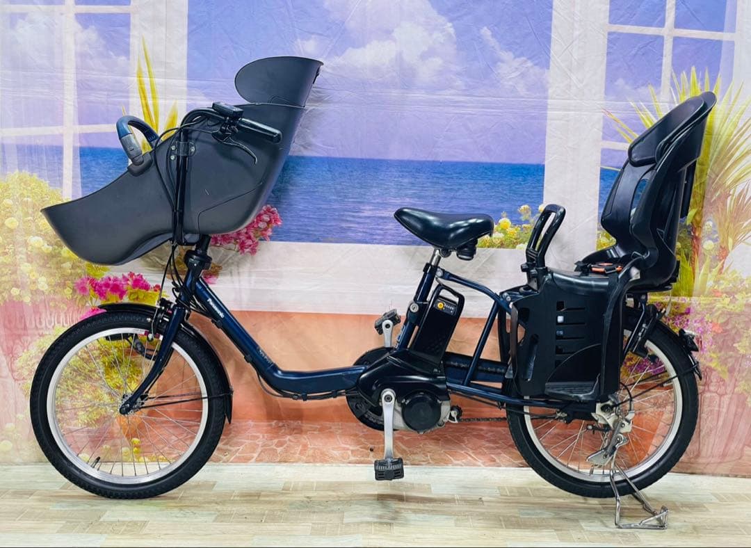 人気モデル！パナソニックギュット⭐️12AH子供乗せ電動アシスト自転車Y3524