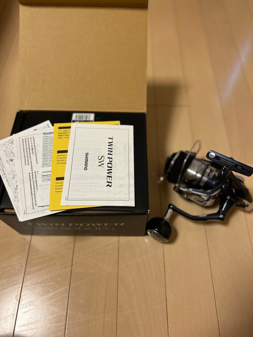 シマノ　21 ツインパワー　SW 8000 PG 美品