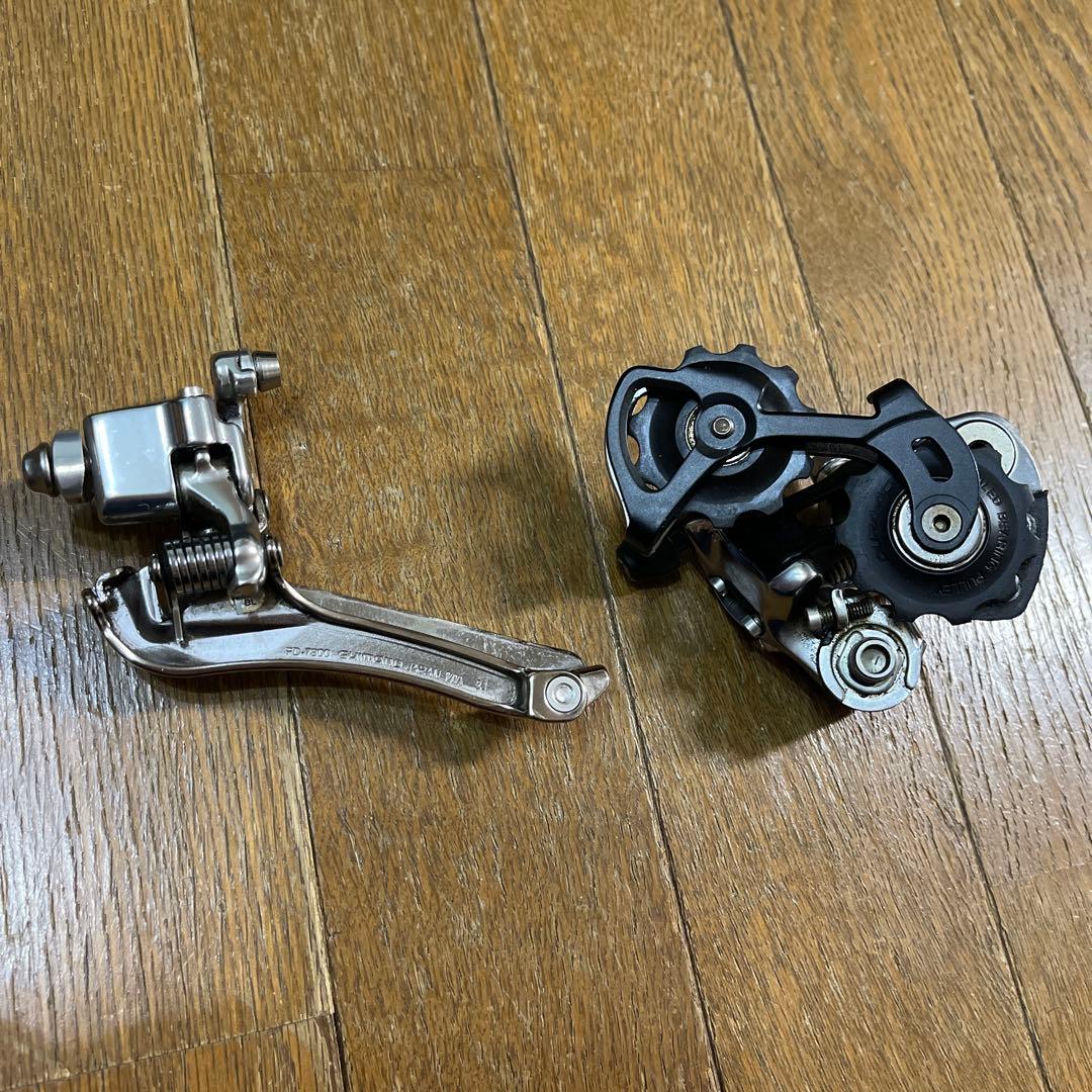 シマノ　デュラエース　7800 前後ディレラーセット