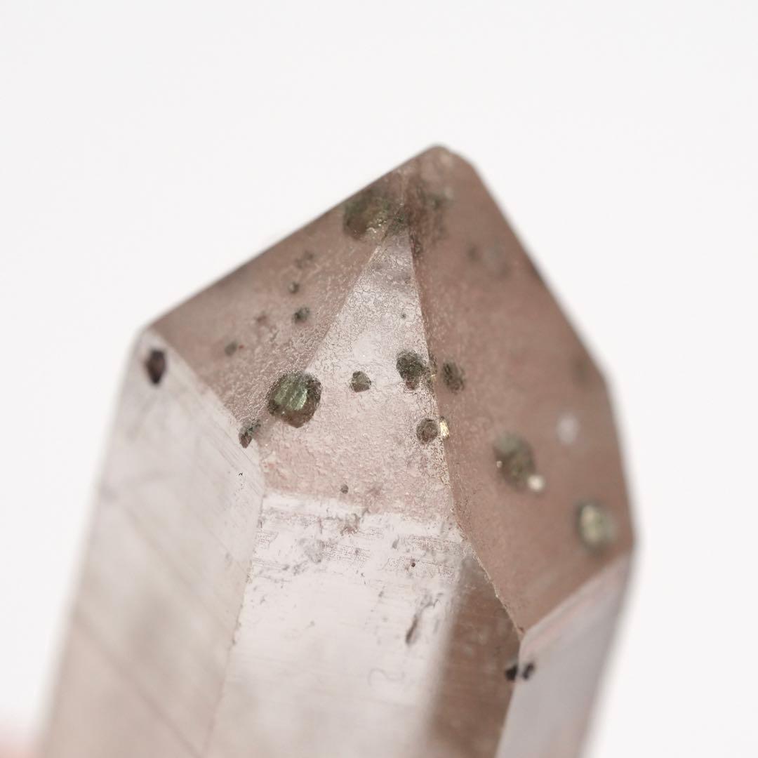【立方体の結晶入り】【激レア】パイライトインクォーツ 40×17×16mm