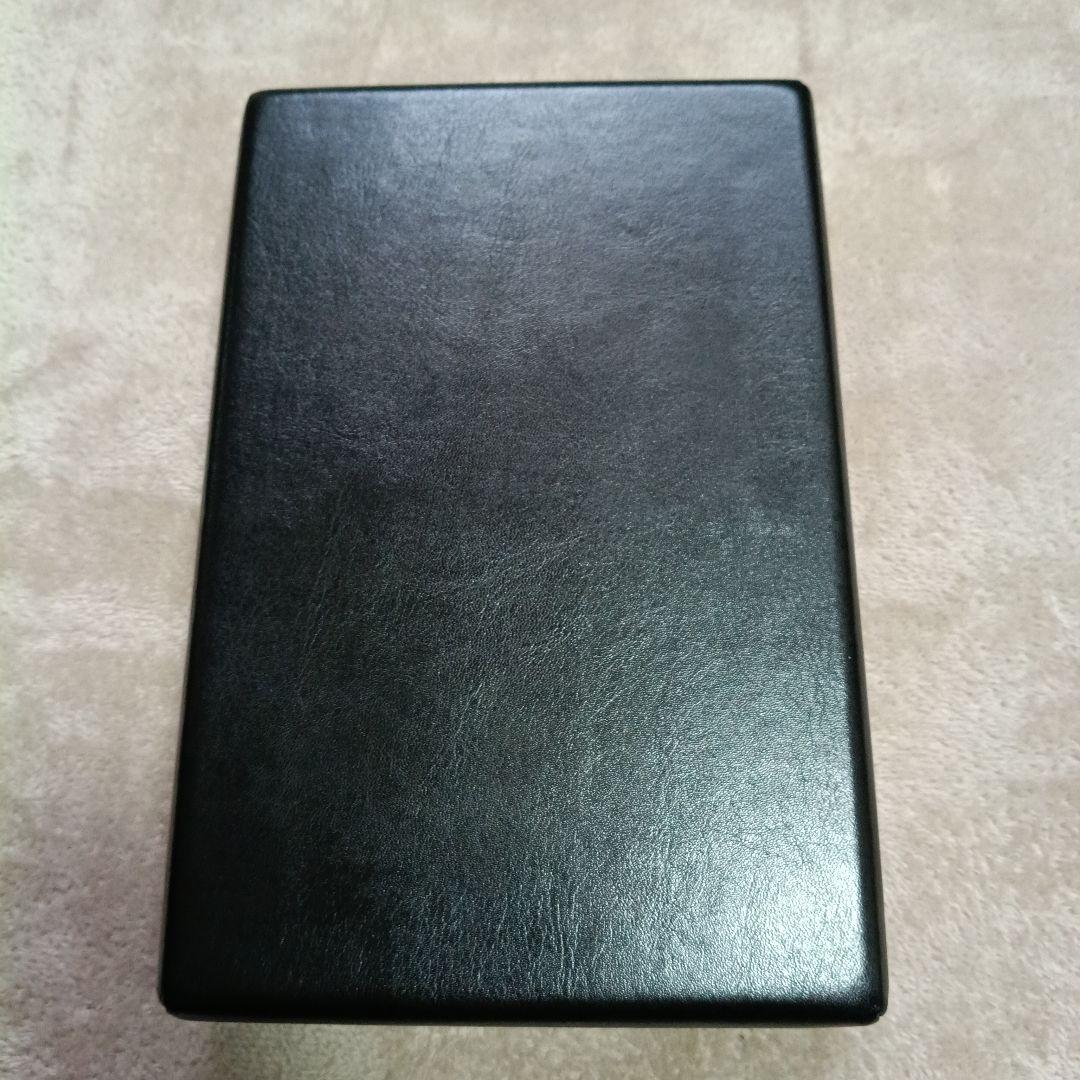 【新品】黒　三味線　バチケース　撥入れ　地唄2丁入れ