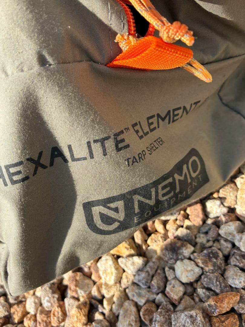 【廃盤・希少】ニーモ ヘキサライト エレメント 6P TC 純正ポール2本付