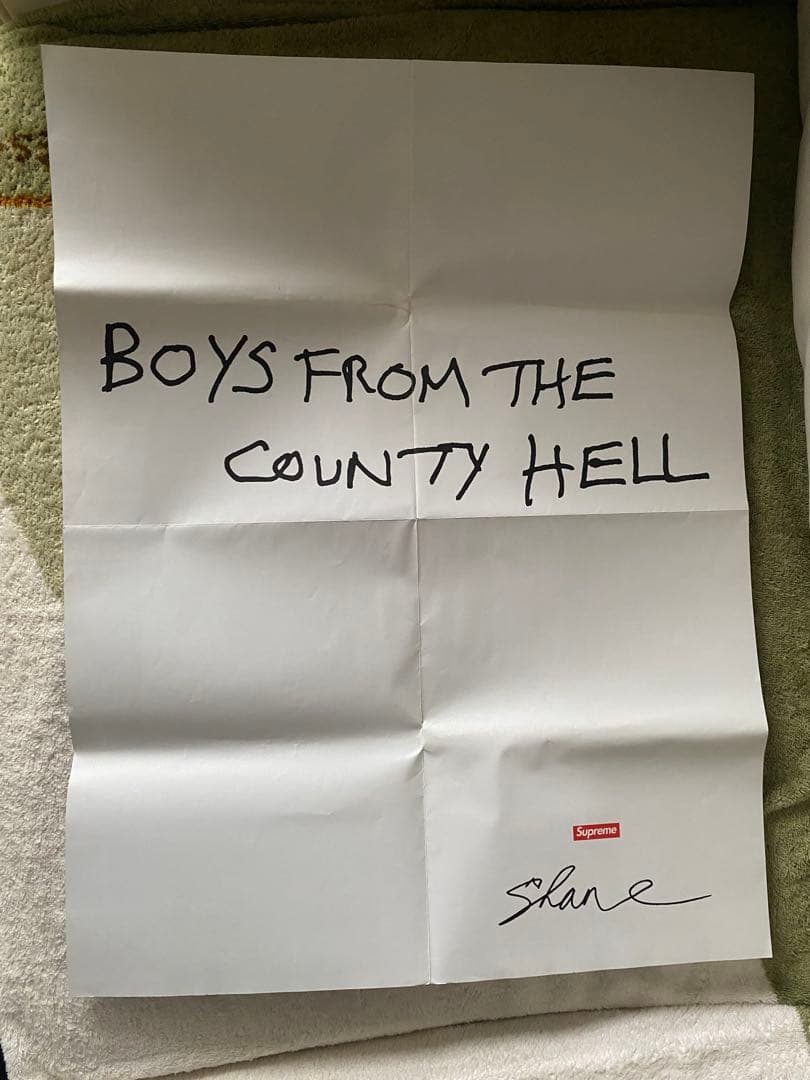 Supreme ポスター Shane MacGowan 非売品　正規品