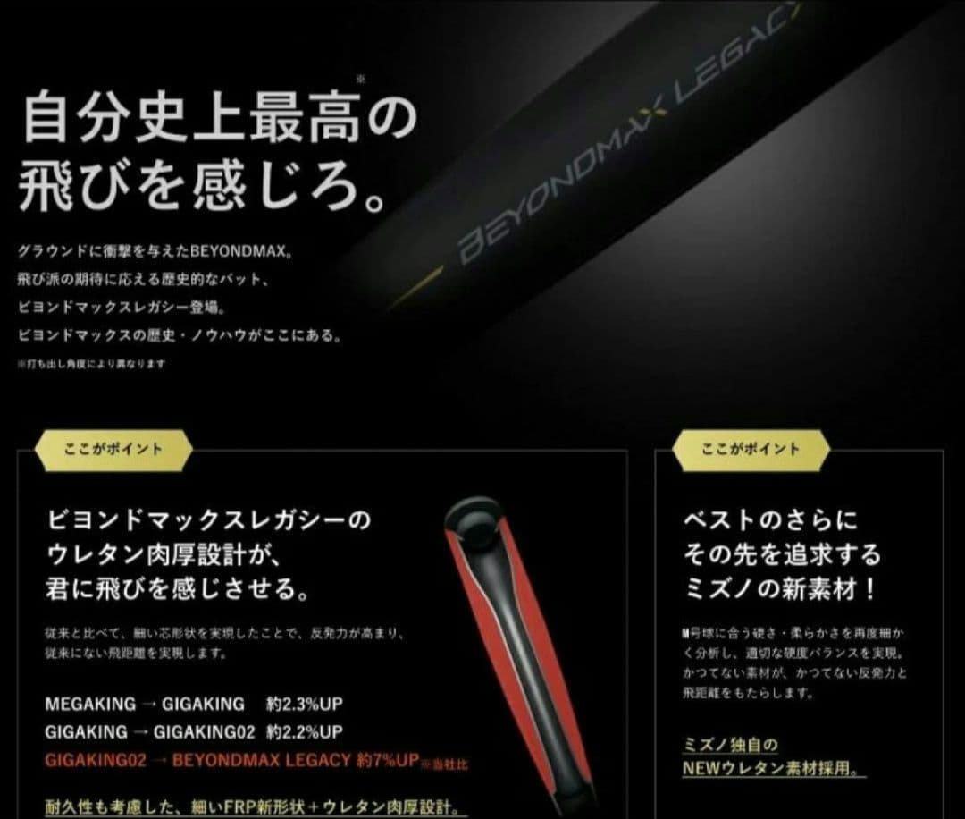 ビヨンドマックスレガシー 85 740 新品未使用