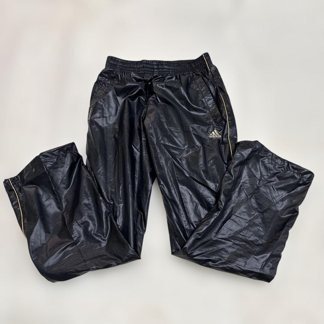 adidas ブラック ウィンドブレーカー　上下セット