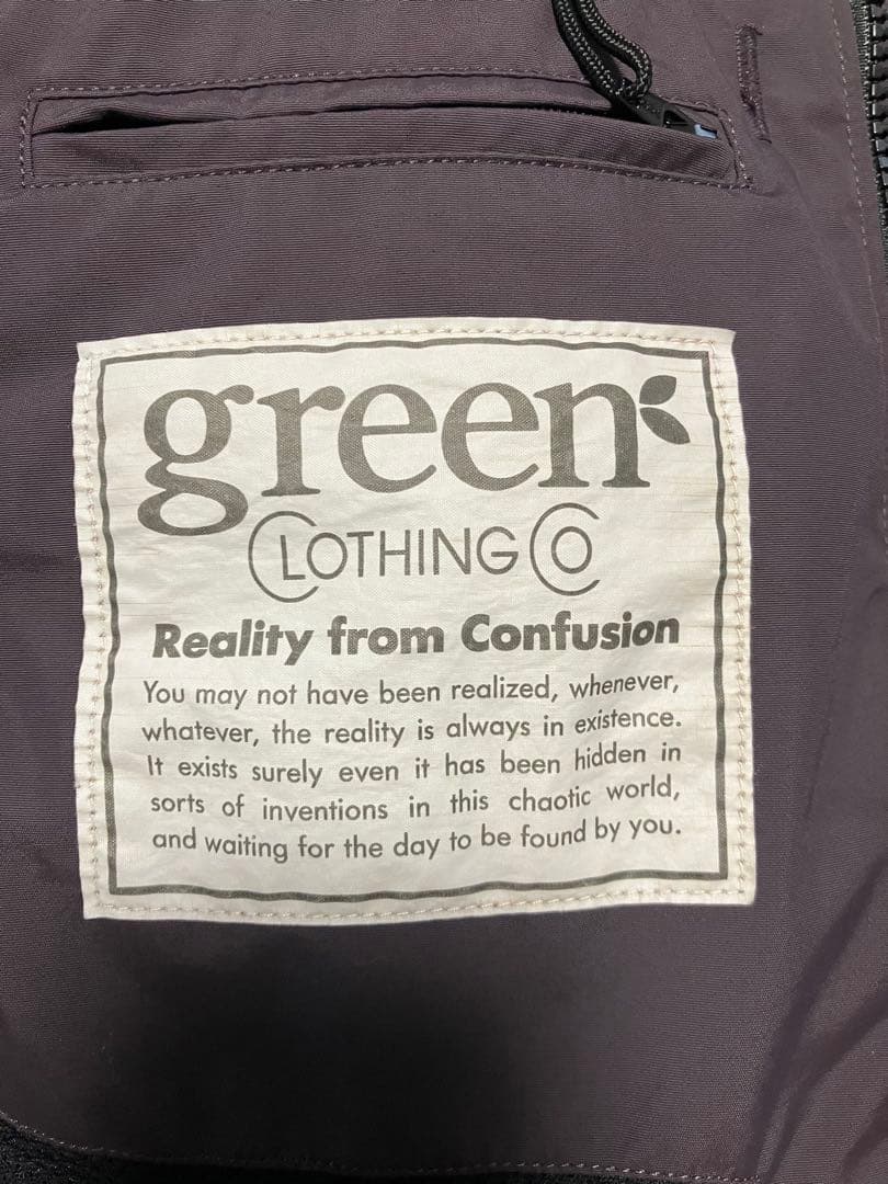 greenclothing グリーンクロージング　上下セット