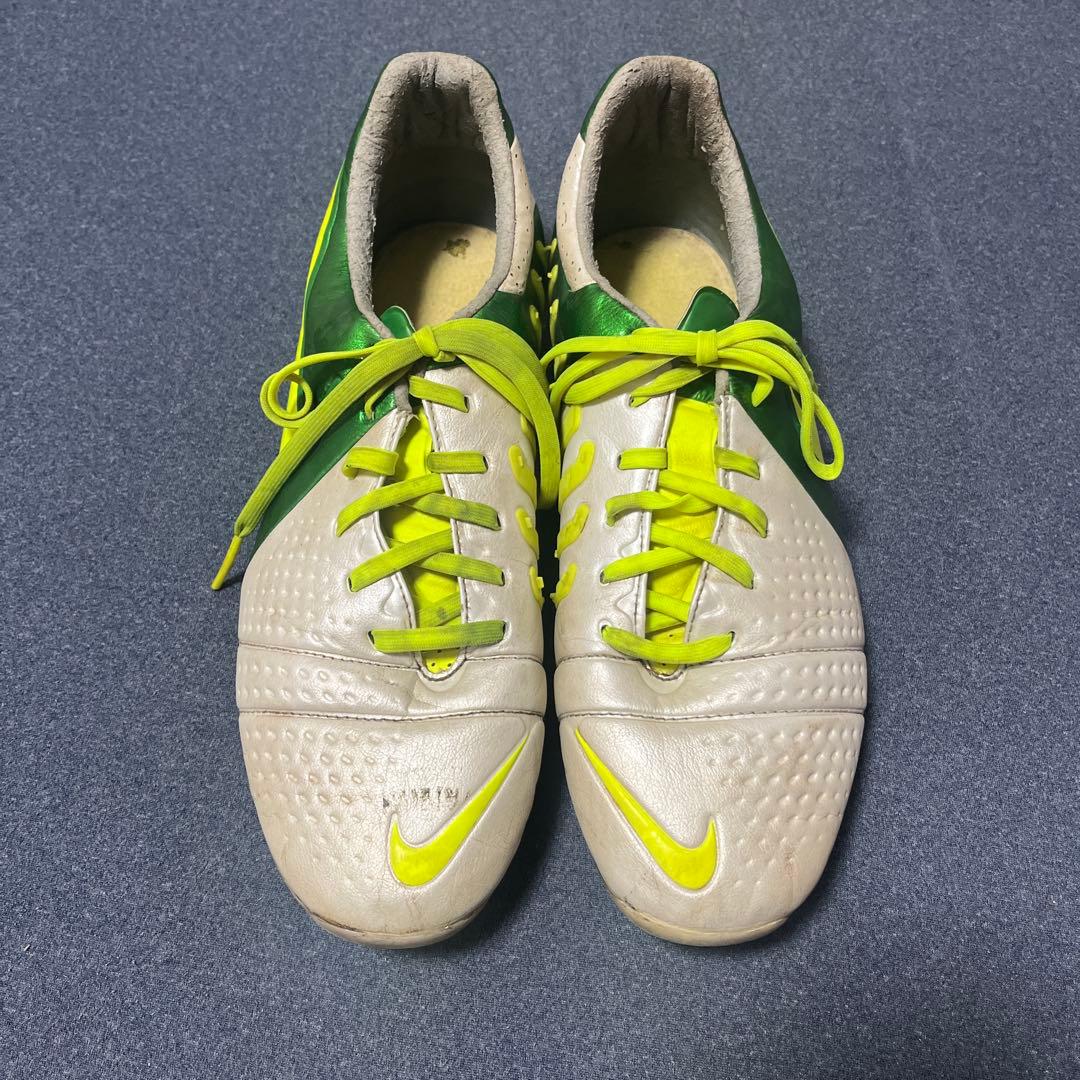 Nike サッカーシューズ スパイク ホワイト/グリーン/イエロー