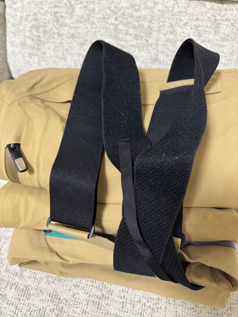 Burton[ak]スノーボード ビブパンツ メンズ GORE-TEX ベージュ