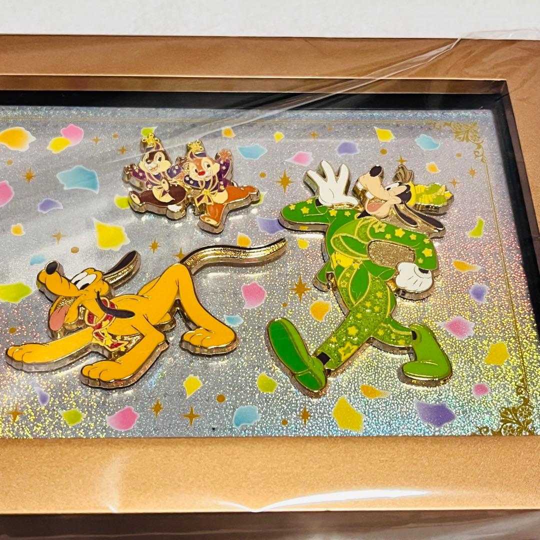 ディズニー　40周年　グランドフィナーレ　ピンバッジ　セット　額入り