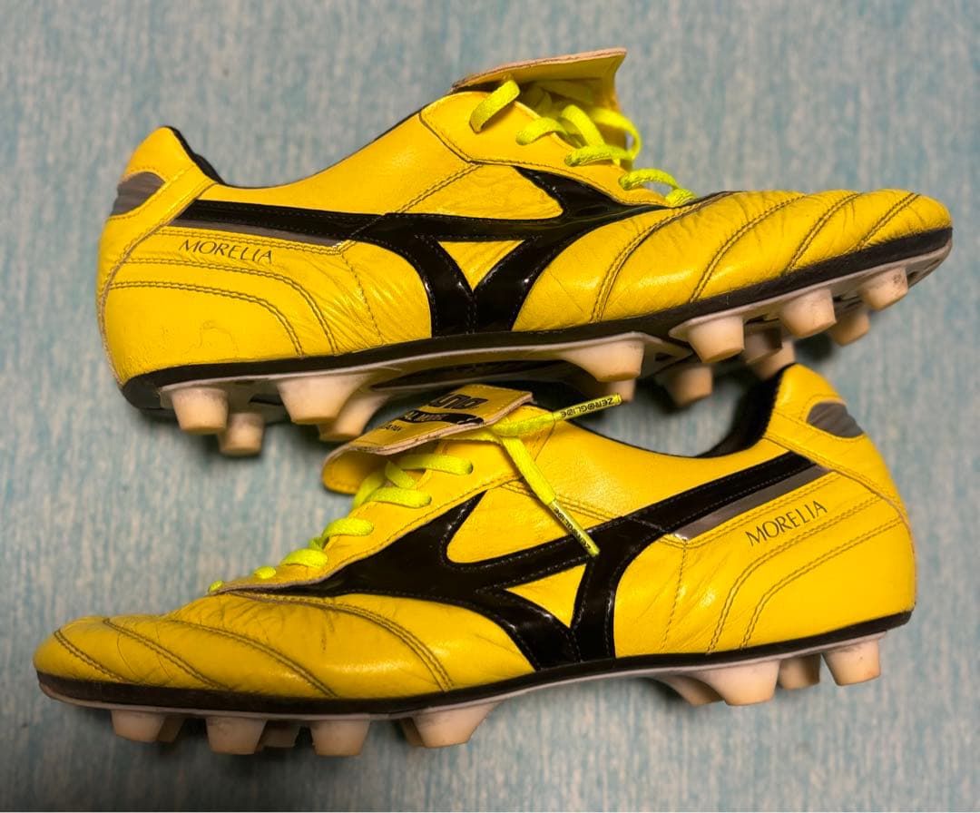 MizunoモレリアJAPANイエロースパイクシューズ　28.0cm