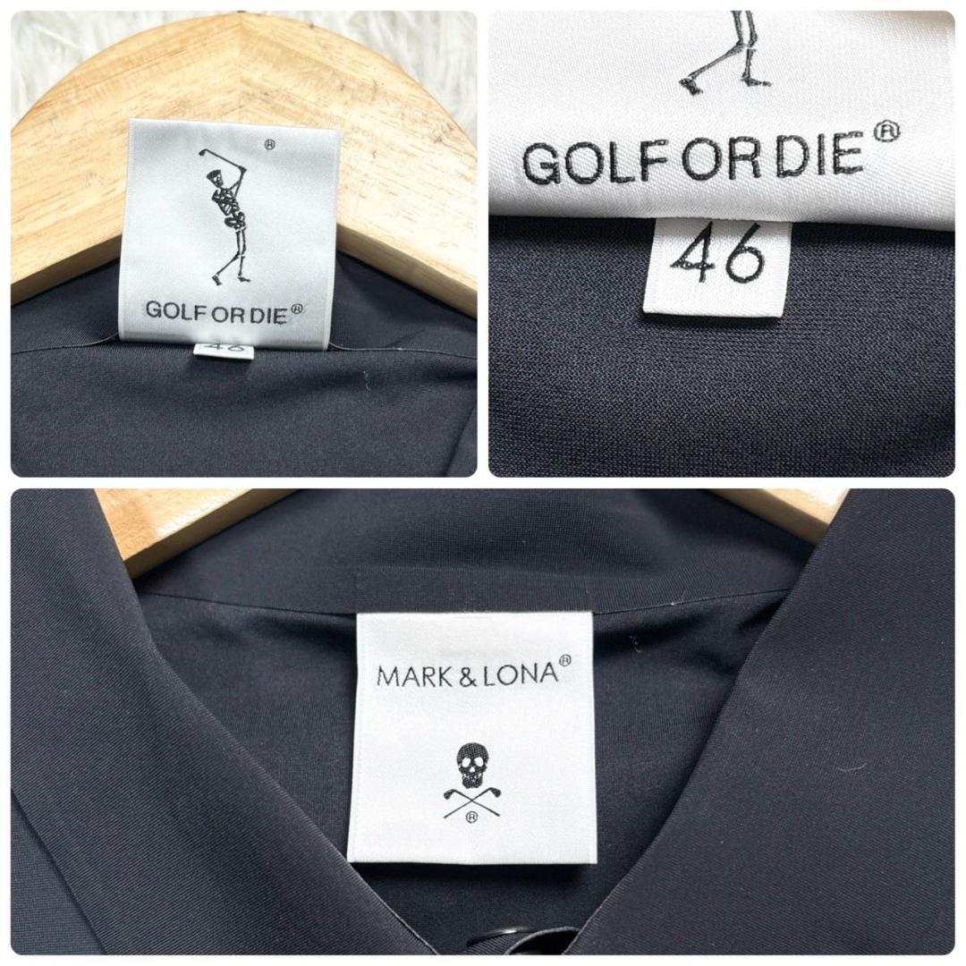 2023年モデル MARK&LONA GOLF ブラック ポロシャツ 46サイズ