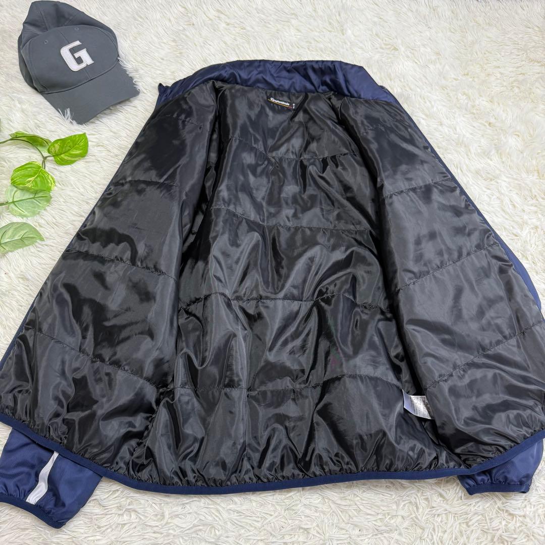 【テーラーメイド】美品 中綿 セットアップ ネイビー XLサイズ メンズ