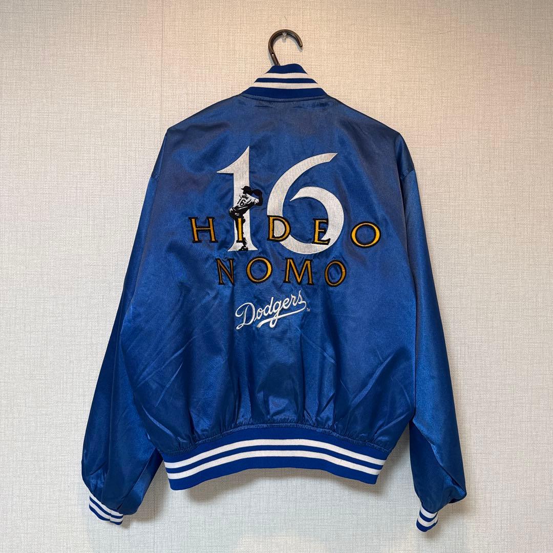 MLB ドジャース 90s ノベルティ 野茂英雄 スタジャン 非売品 LAウェア