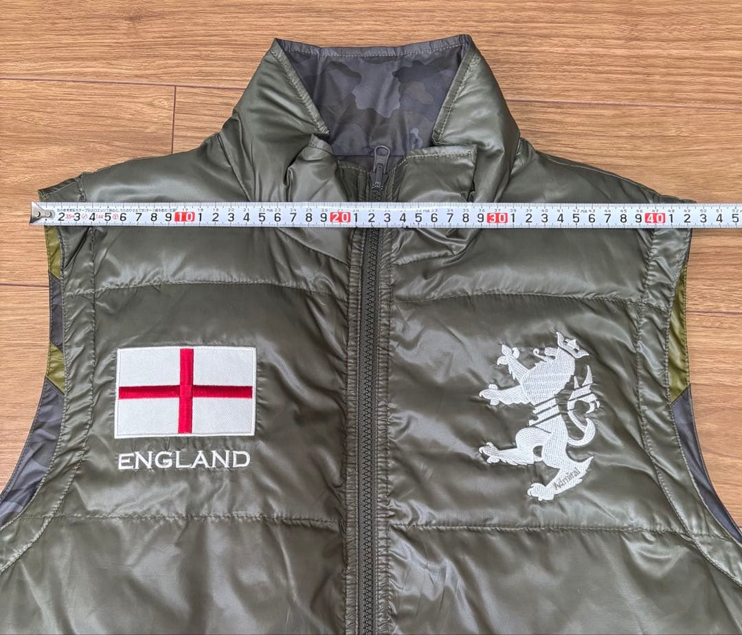 Admiral GOLF メンズ リバーシブルベスト L（大きめ）秋冬