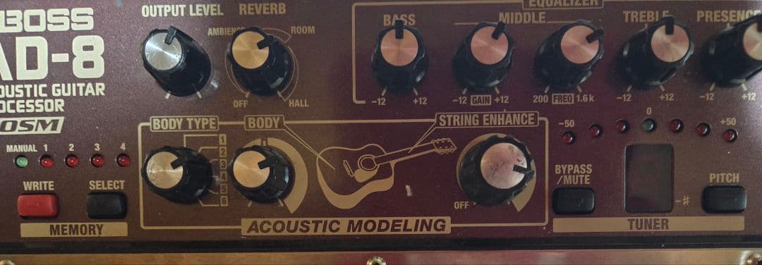 BOSS AD-8 アコースティックギターエフェクター