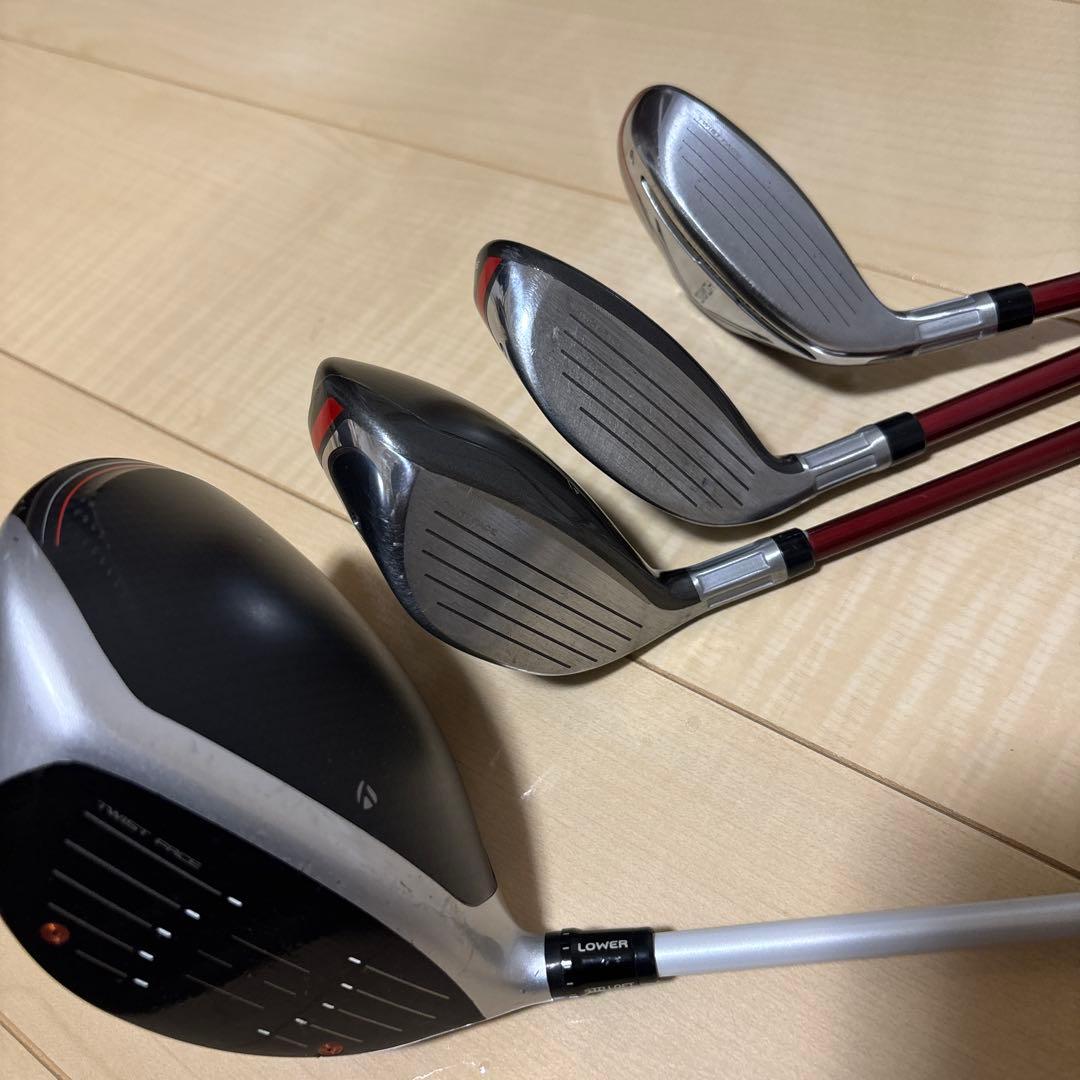 テーラーメイド　ドライバー、5W、6UT、4UT フレックスL 4本セット