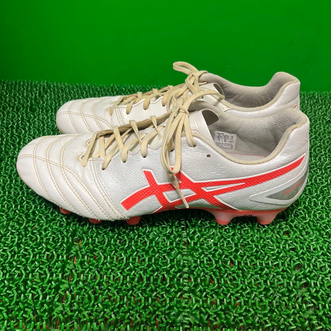 アシックス サッカースパイク DS LIGHT PRO(ホワイト×レッド)