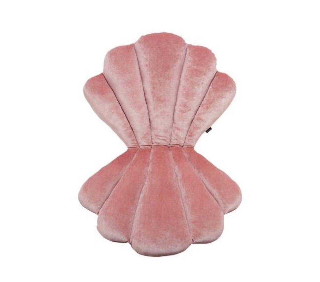 Francfrancフランフラン　シェル（貝殻）クッション　未使用　ピンク