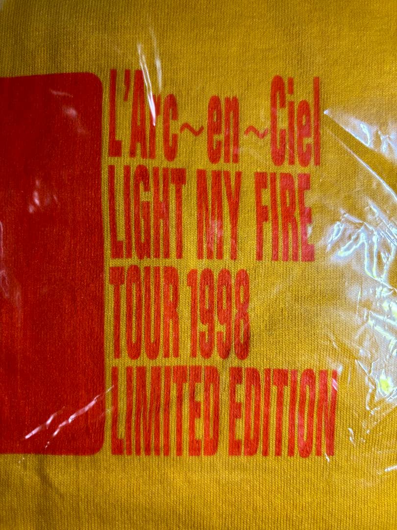 レア！新品未使用★L'Arc〜en〜Ciel ツアーTシャツ　1998 サイズM